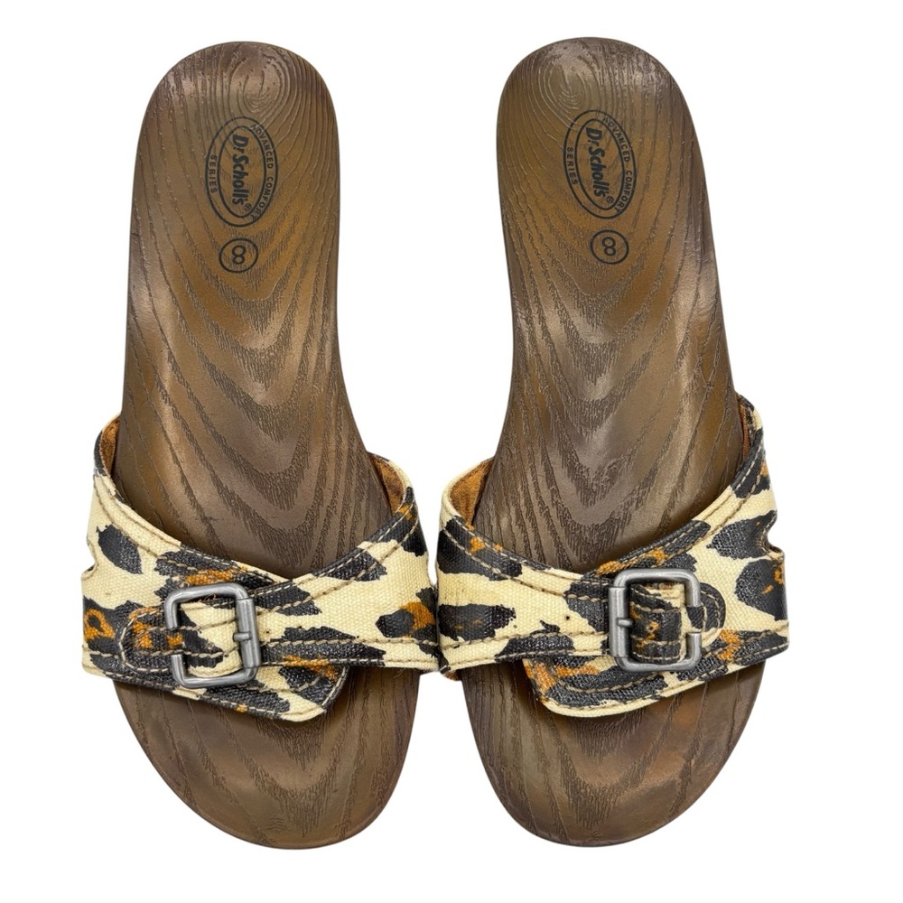 Dr. Scholl's Advanced Comfort Series Leopard Print Sandals  Size 8